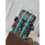 LV M12729 Louis Vuitton Christopher MM Backpack Monogram Macassar canvas