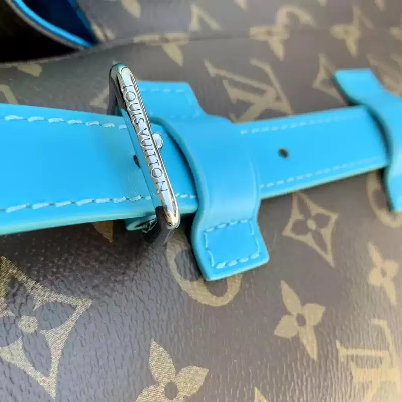 LV M12729 Louis Vuitton Christopher MM Backpack Monogram Macassar canvas