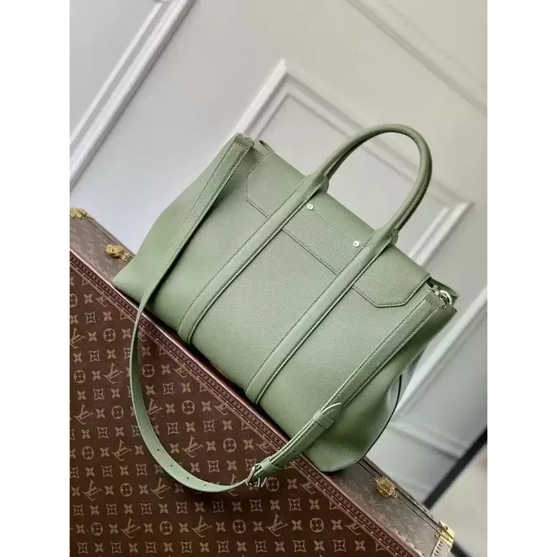 LV M23154 Louis Vuitton Georges Tote MM H30 Green