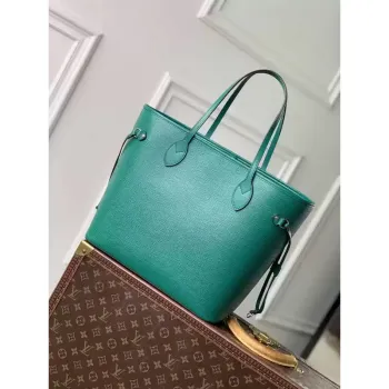 LV M12195 Louis Vuitton Neverfull MM Bag Epi Leather Green