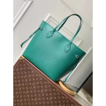 LV M12195 Louis Vuitton Neverfull MM Bag Epi Leather Green