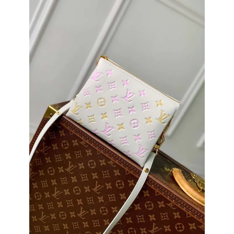 LV M11727 Louis Vuitton Coussin BB Handbag White