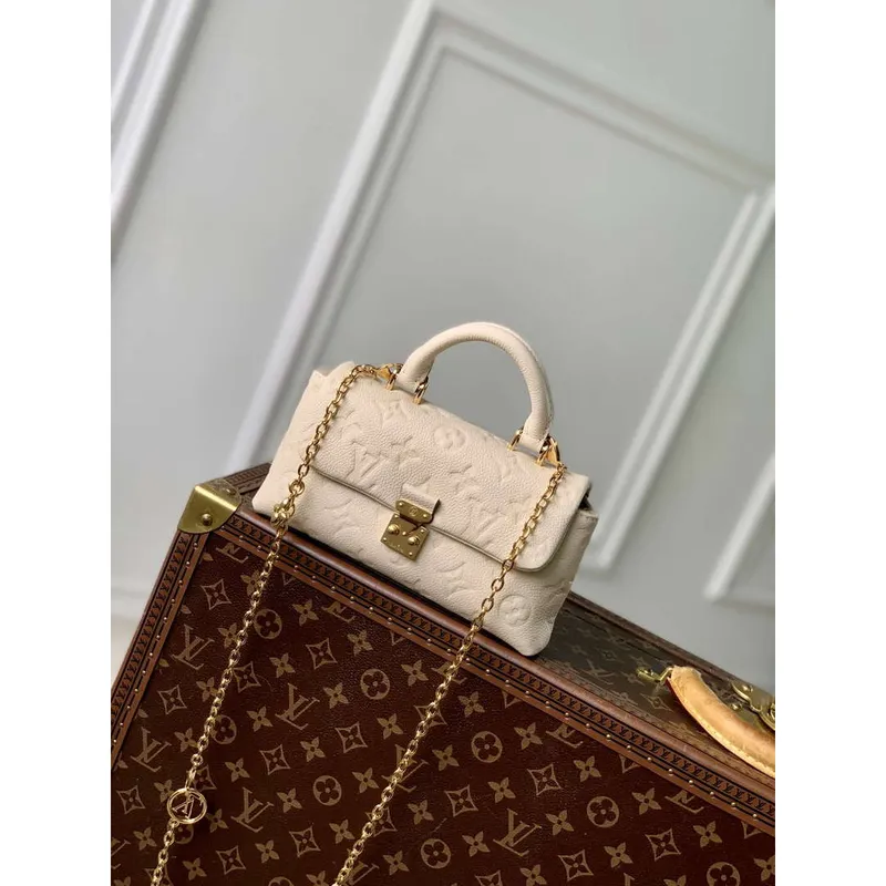 LV M12145 Louis Vuitton Nano Madeleine Bag Cream