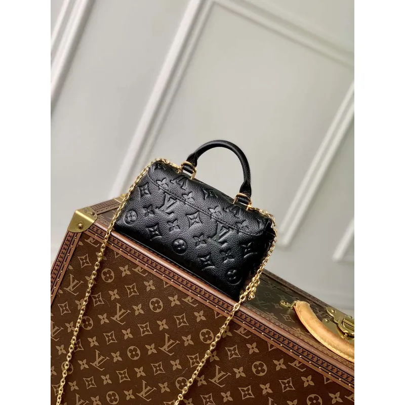 LV M12144 Louis Vuitton Nano Madeleine Bag Black