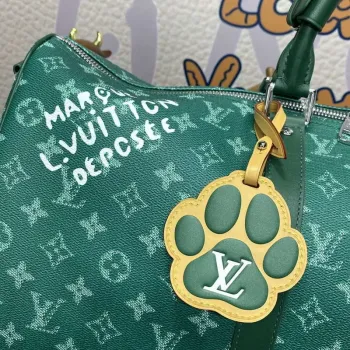 LV M12687 Louis Vuitton Keepall Bandoulière 50 City Bag Green