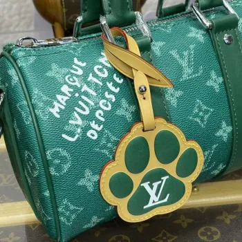 LV M12684 Louis Vuitton Keepall Bandoulière 25 City Bag Green