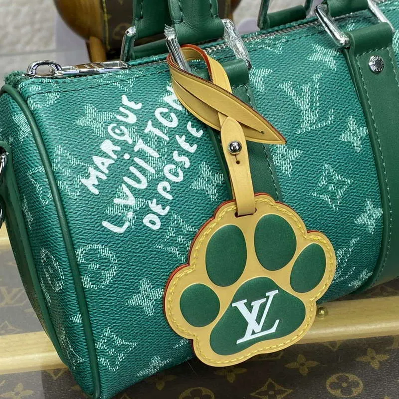 LV M12684 Louis Vuitton Keepall Bandoulière 25 City Bag Green