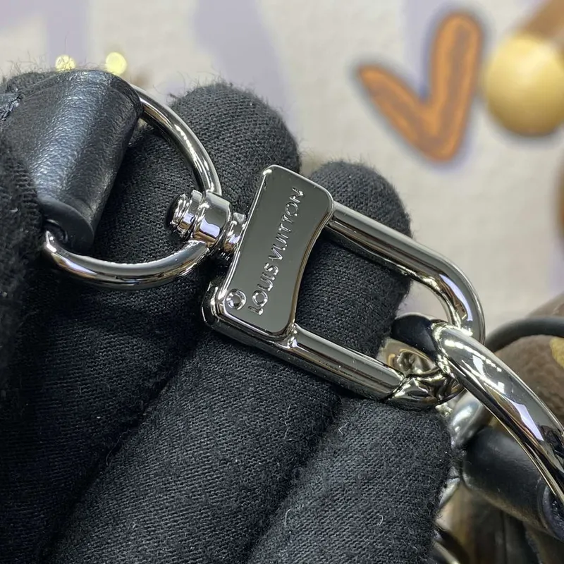 LV M12243 Louis Vuitton Speedy Soft 30 Dark Bag Monogram Black