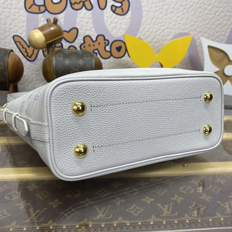 LV M12496 Louis Vuitton Flore Handbag Brume Gray