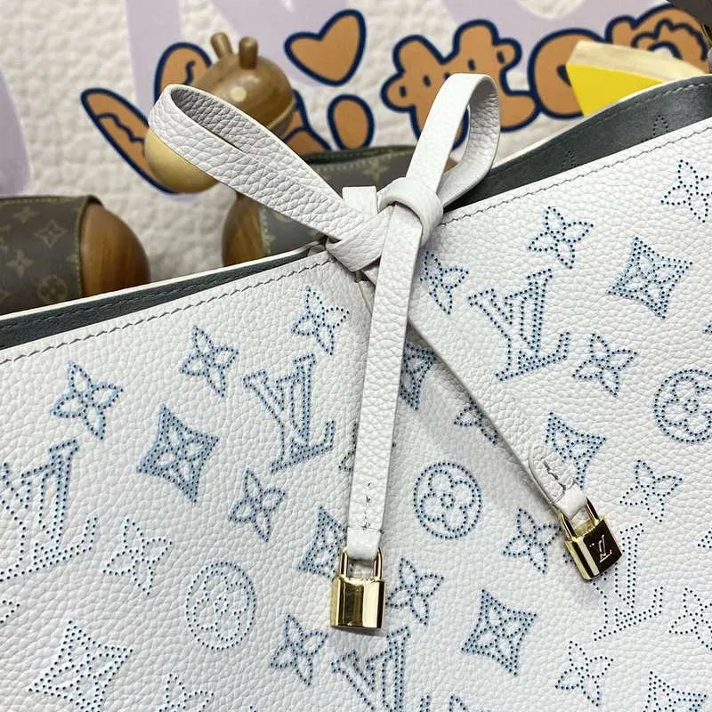 LV M12496 Louis Vuitton Flore Handbag Brume Gray