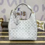 LV M12093 Louis Vuitton Carmel Handbag Brume Gray