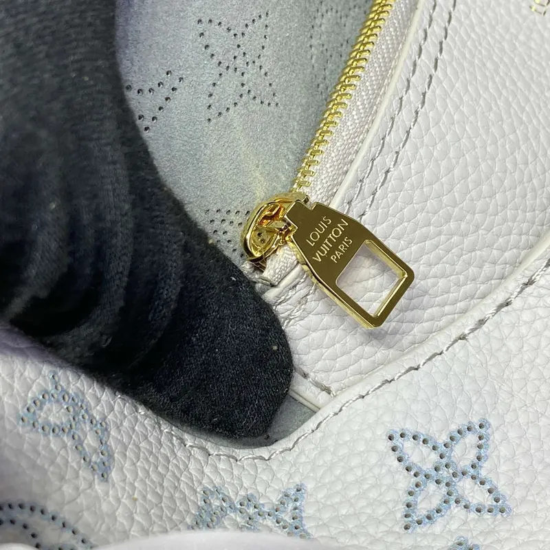 LV M12093 Louis Vuitton Carmel Handbag Brume Gray