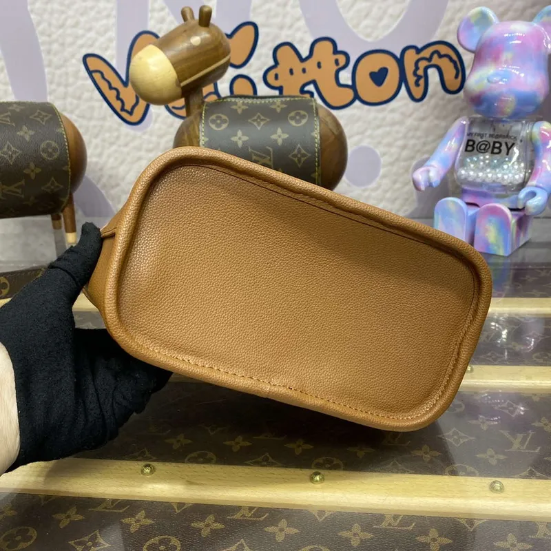 LV M12099 Louis Vuitton Reversible Neverfull Bandoulière Inside Out BB Handbag Brown