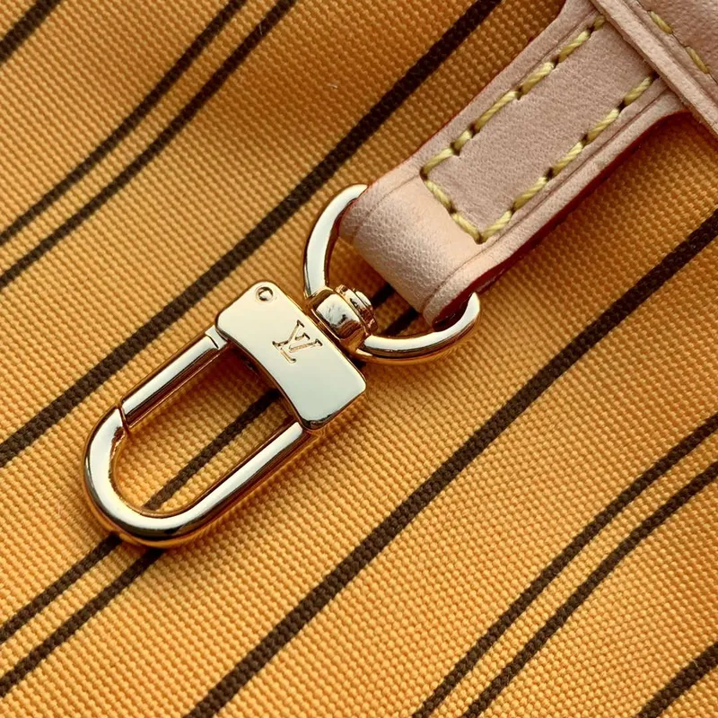 LV M11947 Louis Vuitton Reversible Neverfull Inside Out MM Handbag Yellow