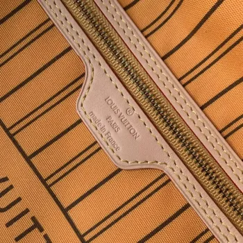 LV M11947 Louis Vuitton Reversible Neverfull Inside Out MM Handbag Yellow