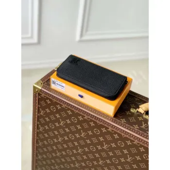 LV M80334 Louis Vuitton Zippy Wallet Horizontal Black