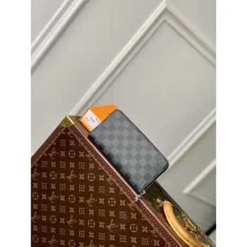 LV N63503 Louis Vuitton Zippy Wallet Damier Black M63076