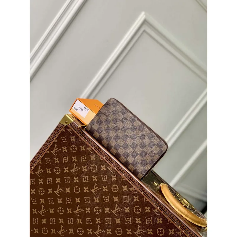 LV N60003 Louis Vuitton Zippy Wallet Damier Ebene