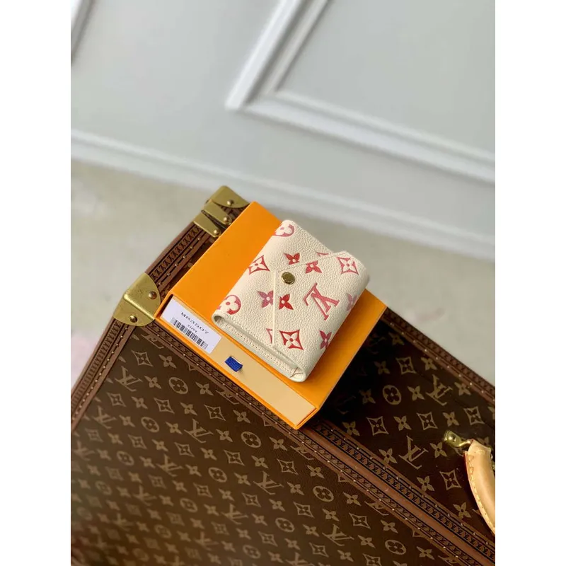 LV M83507 Louis Vuitton Victorine Wallet Sunrise Aquarelle Beige