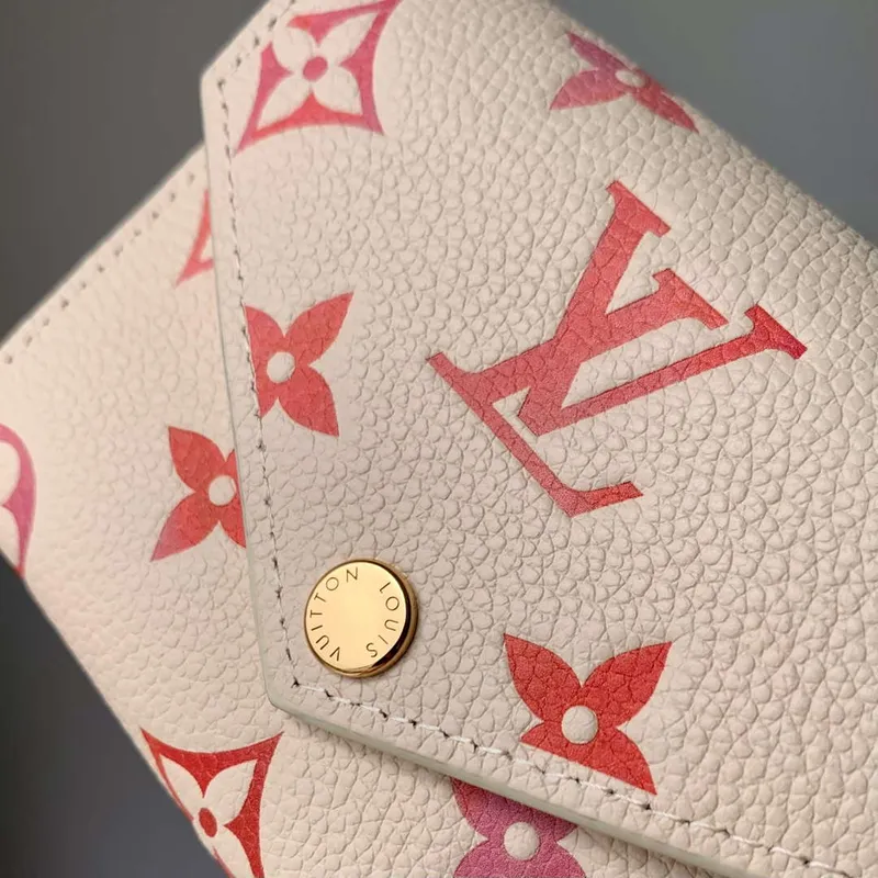 LV M83507 Louis Vuitton Victorine Wallet Sunrise Aquarelle Beige