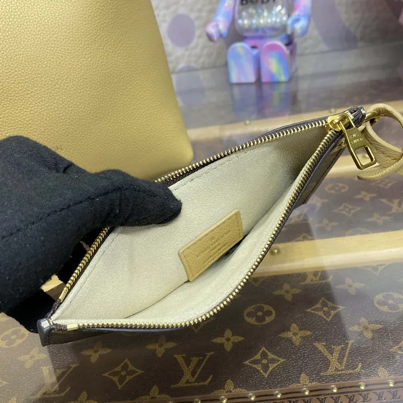 LV M25353 Louis Vuitton Low Key Hobo PM Bag Apricot Yellow