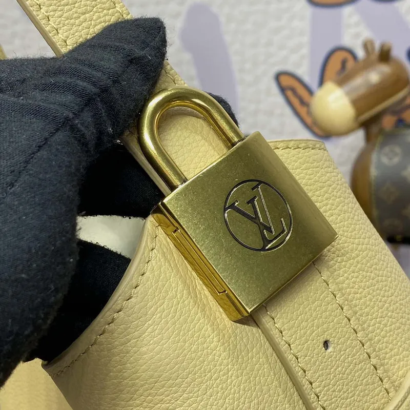 LV M25353 Louis Vuitton Low Key Hobo PM Bag Apricot Yellow