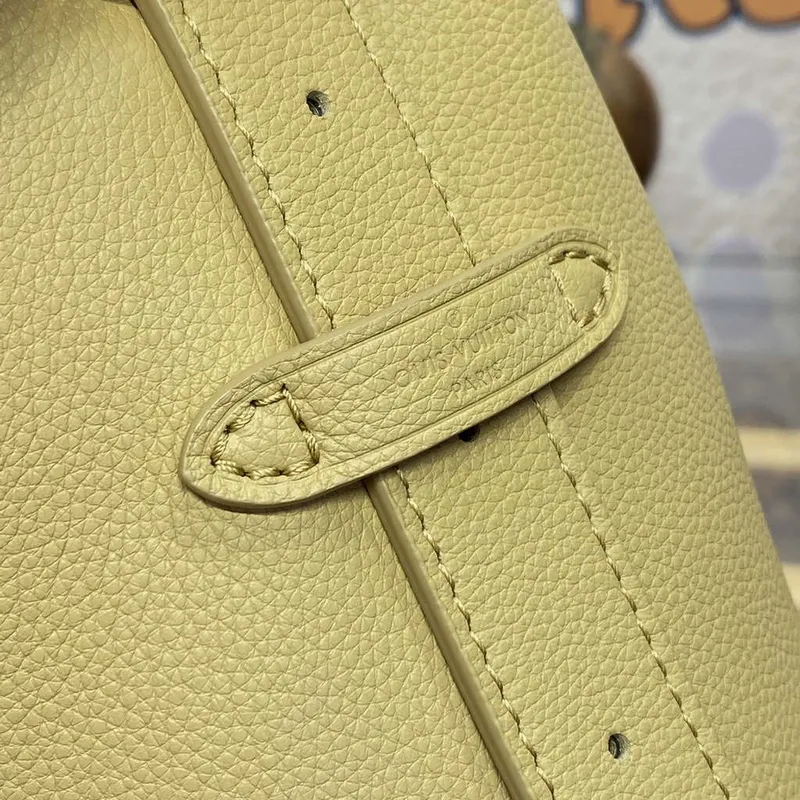 LV M25353 Louis Vuitton Low Key Hobo PM Bag Apricot Yellow