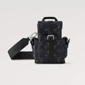 LV M82769 Louis Vuitton Nano Christopher Monogram Eclipse coated canvas