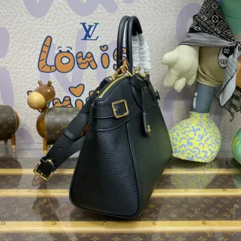 LV M22914 Louis Vuitton Lock It MM Bag Black