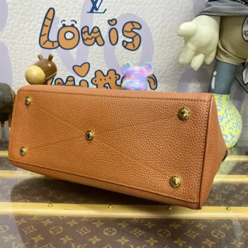 LV M22925 Louis Vuitton Lock It MM Bag Gold