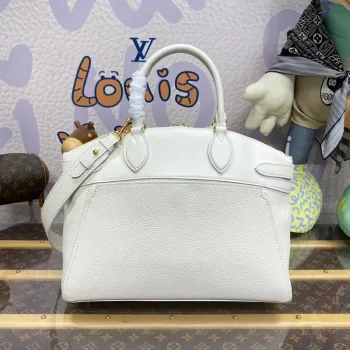 LV M23061 Louis Vuitton Lock It MM Bag Crème Beige