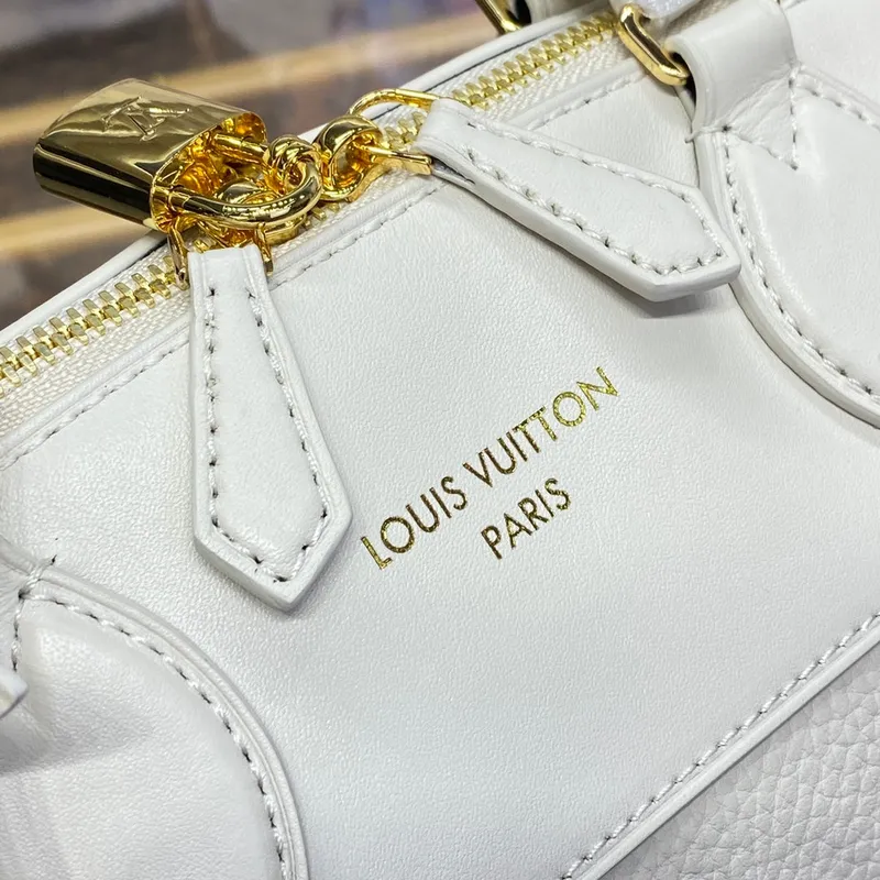 LV M23061 Louis Vuitton Lock It MM Bag Crème Beige