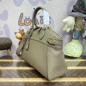 LV M22927 Louis Vuitton Lock It MM Bag Earth Brown