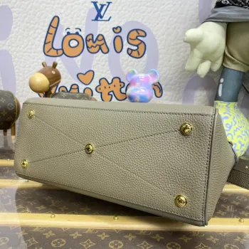 LV M22927 Louis Vuitton Lock It MM Bag Earth Brown