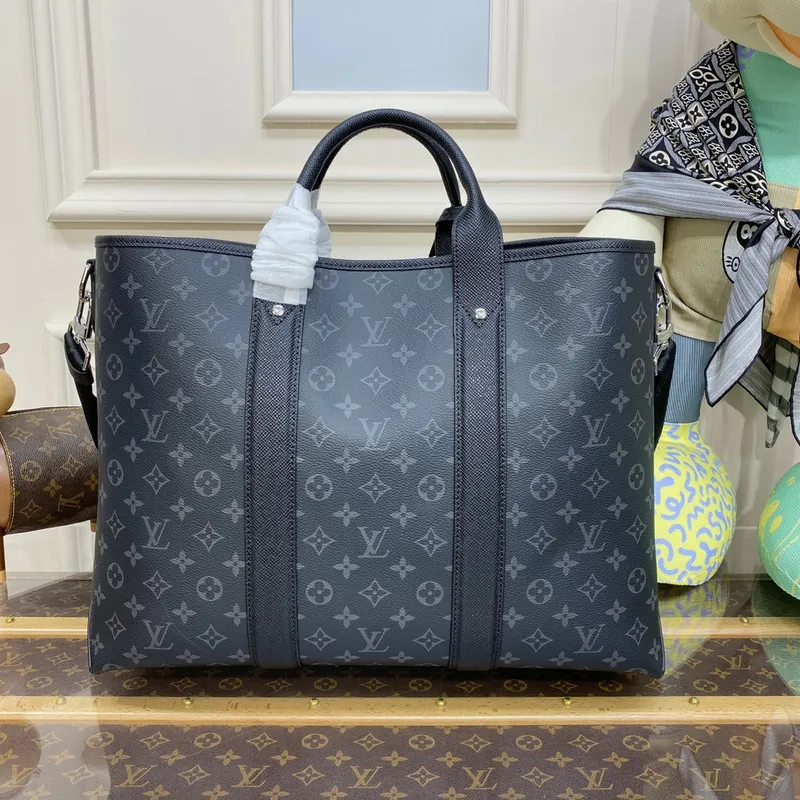 LV M30937 Louis Vuitton Weekend NM Tote Bag Black