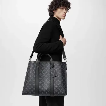 LV M30937 Louis Vuitton Weekend NM Tote Bag Black