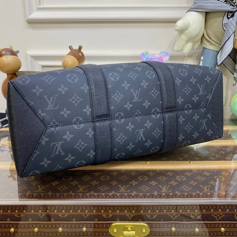 LV M30937 Louis Vuitton Weekend NM Tote Bag Black