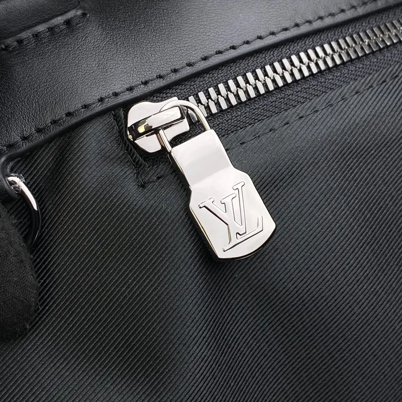 LV M46451 Louis Vuitton Sac Plat 24H Tote Bag Monogram Eclipse coated canvas