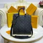 LV M59960 Louis Vuitton Sac Plat Cross Bag Embossed Taurillon Monogram cowhide leather