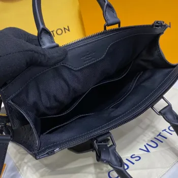 LV M59960 Louis Vuitton Sac Plat Cross Bag Embossed Taurillon Monogram cowhide leather