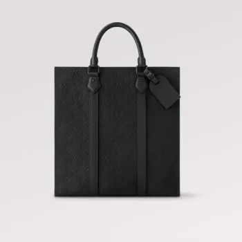 LV M21866 Louis Vuitton Sac Plat NV Bag Embossed Taurillon Monogram cowhide leather