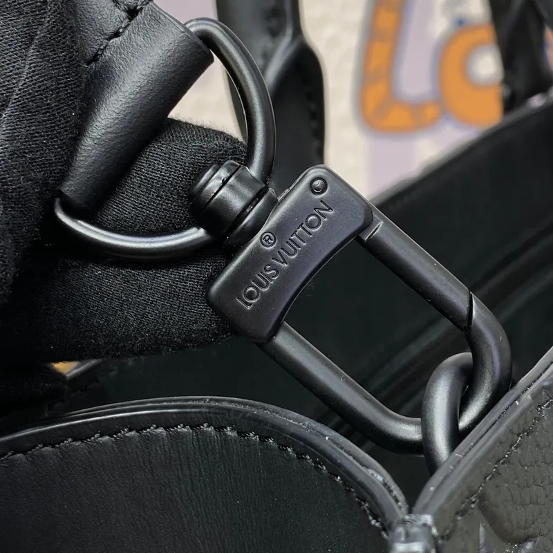 LV M21866 Louis Vuitton Sac Plat NV Bag Embossed Taurillon Monogram cowhide leather