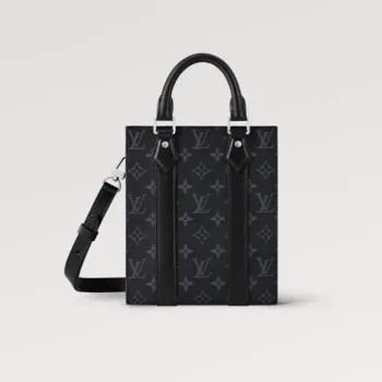 LV M46453 Louis Vuitton Sac Plat Mini Bag Monogram Eclipse coated canvas