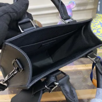 LV M46453 Louis Vuitton Sac Plat Mini Bag Monogram Eclipse coated canvas