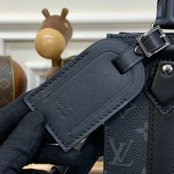 LV M46453 Louis Vuitton Sac Plat Mini Bag Monogram Eclipse coated canvas