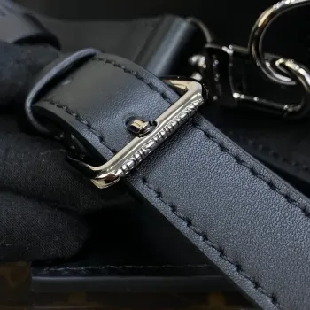 LV M46453 Louis Vuitton Sac Plat Mini Bag Monogram Eclipse coated canvas