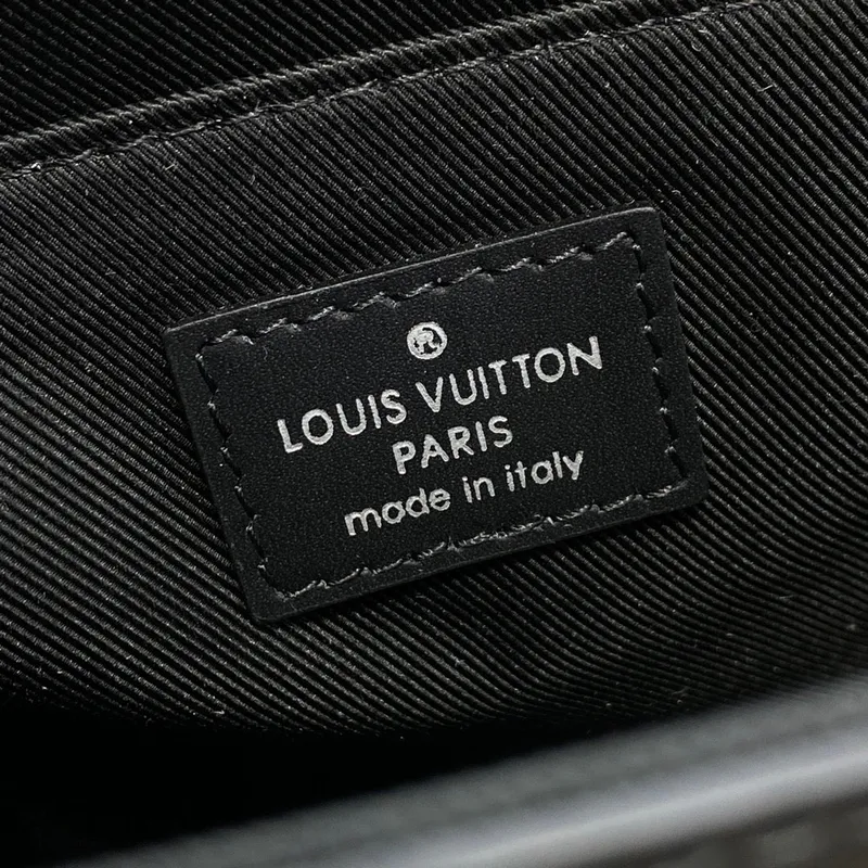 LV M46453 Louis Vuitton Sac Plat Mini Bag Monogram Eclipse coated canvas