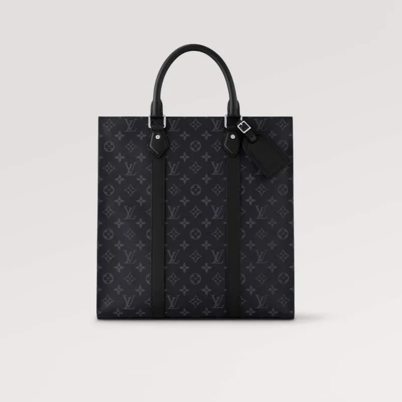 LV M46452 Louis Vuitton Sac Plat  Bag Monogram Eclipse coated canvas