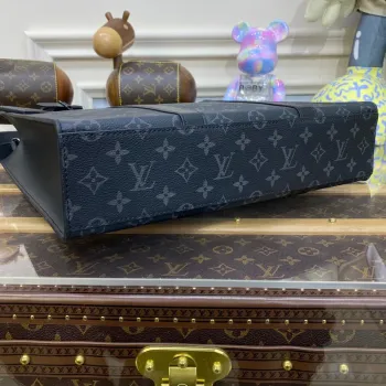 LV M46452 Louis Vuitton Sac Plat  Bag Monogram Eclipse coated canvas