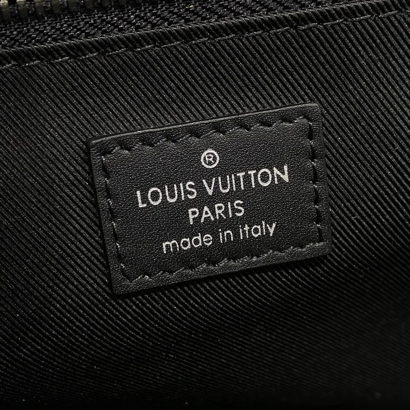 LV M46452 Louis Vuitton Sac Plat  Bag Monogram Eclipse coated canvas